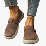 Annika Orthopedic Breathable Slip-On Shoes with Velcro Strap
