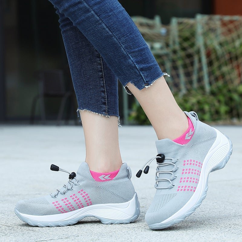 Lena Orthopedic Cushioned Platform Sneakers