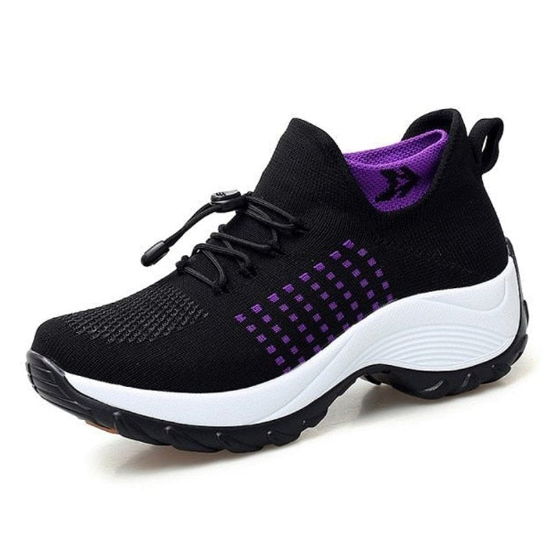 Lena Orthopedic Cushioned Platform Sneakers
