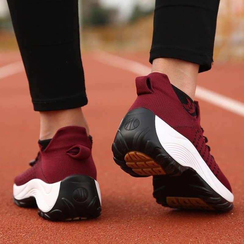 Lena Orthopedic Cushioned Platform Sneakers