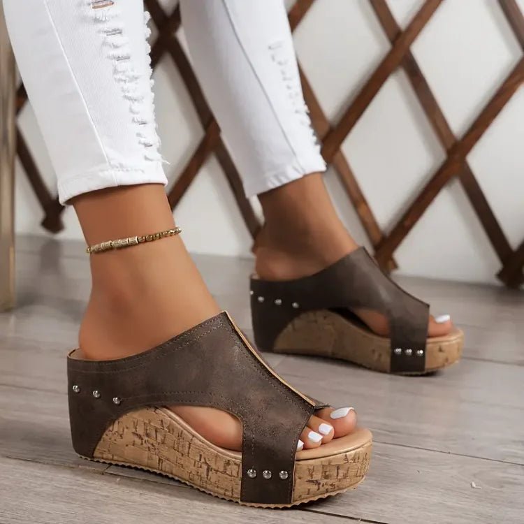 Nora Orthopedic Wedge Platform Sandals