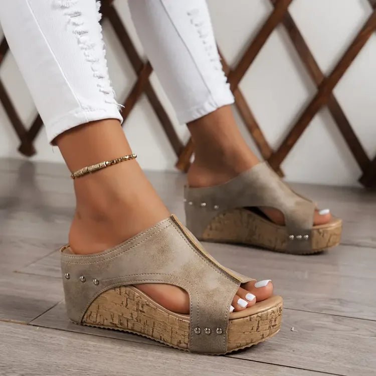Nora Orthopedic Wedge Platform Sandals