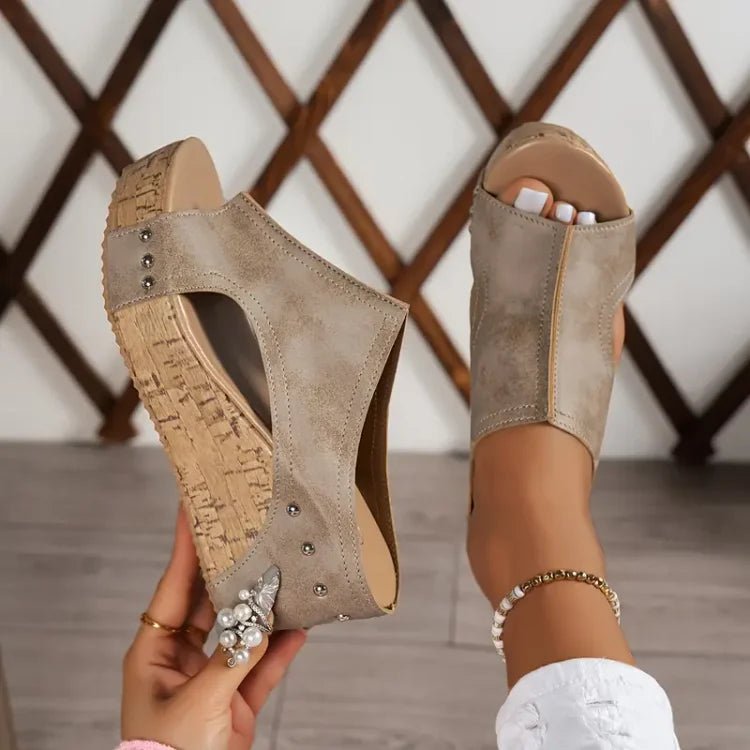 Nora Orthopedic Wedge Platform Sandals