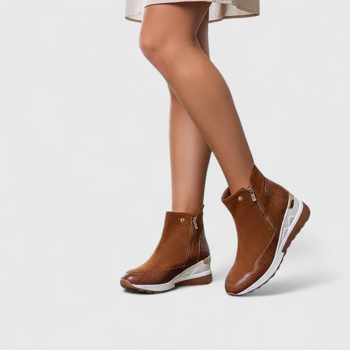 Nora Orthopedic Wedge Platform Ankle Boots