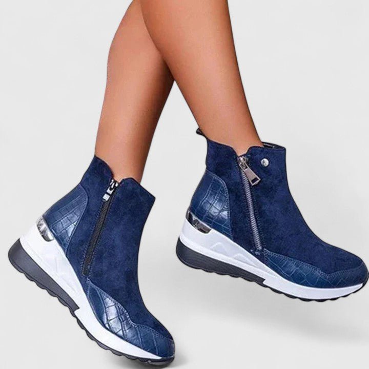 Nora Orthopedic Wedge Platform Ankle Boots