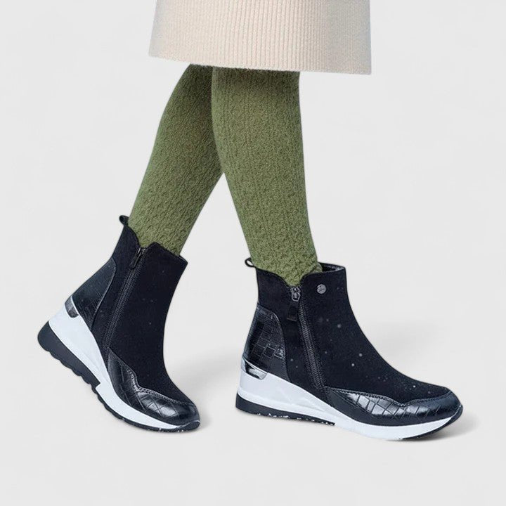 Nora Orthopedic Wedge Platform Ankle Boots
