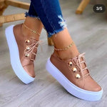 Clara Studded Orthopedic Platform Sneakers