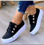 Clara Studded Orthopedic Platform Sneakers