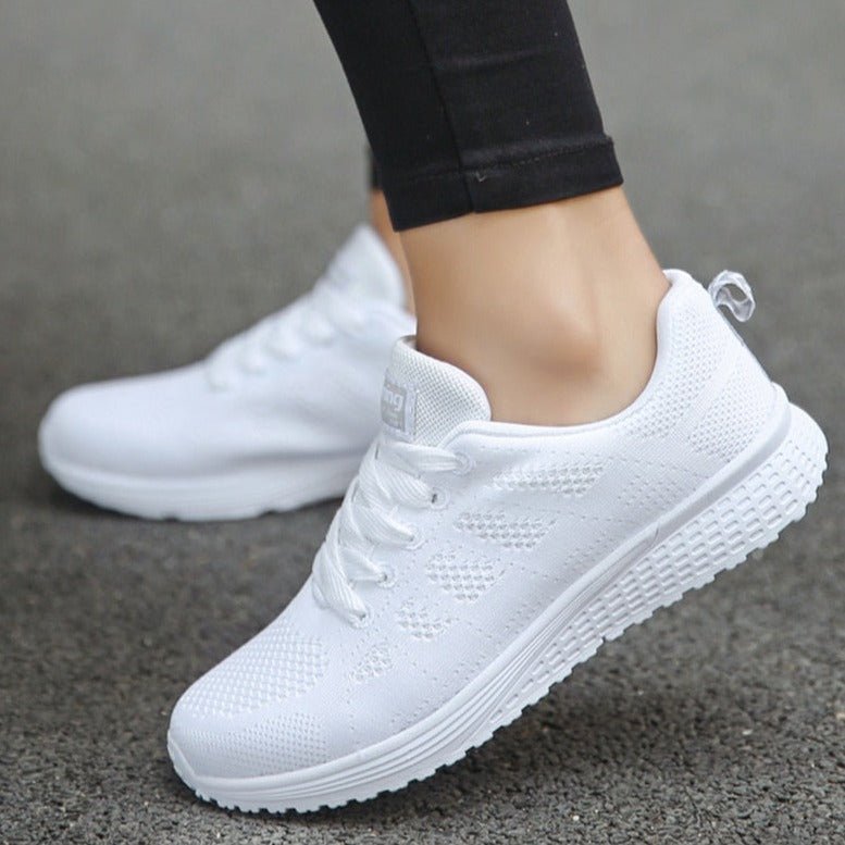 Leonie Orthopedic Lace-Up Sneakers with Breathable Knit Upper