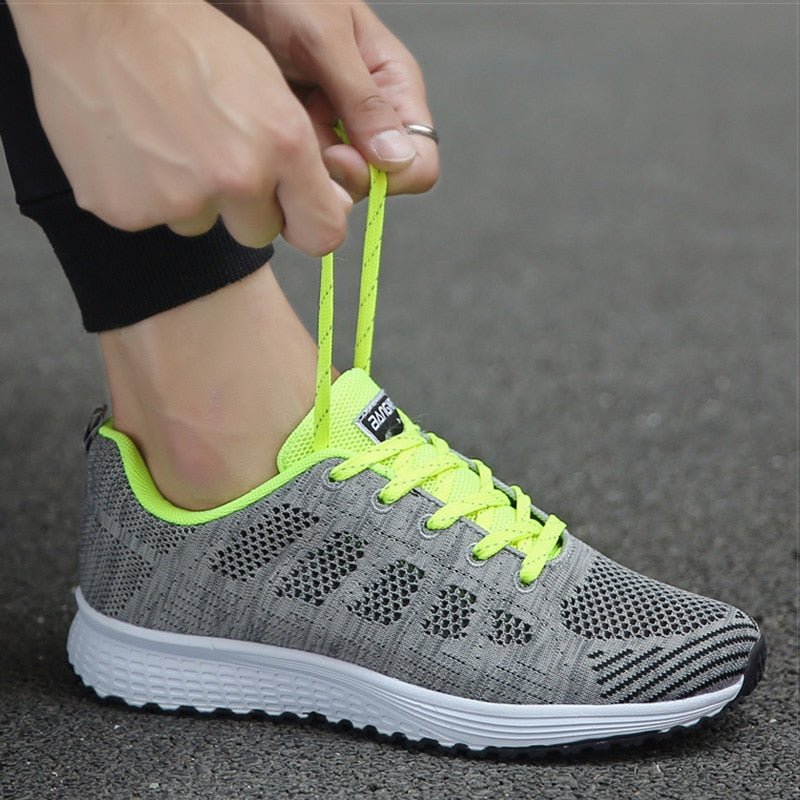 Leonie Orthopedic Lace-Up Sneakers with Breathable Knit Upper