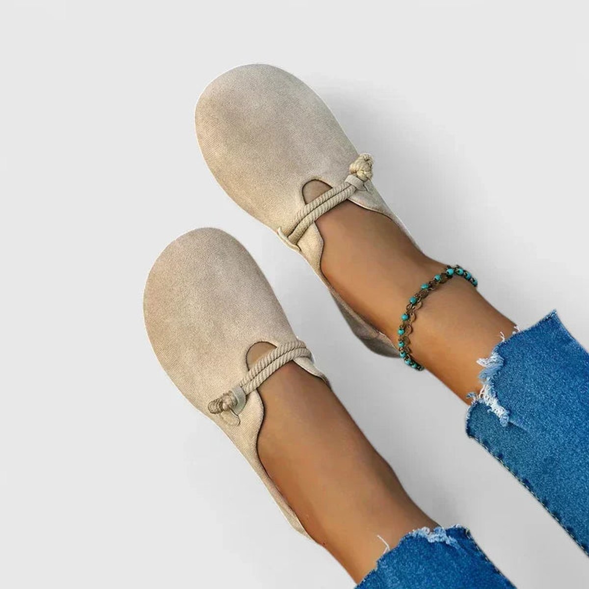 Nora Orthopedic Rope Slip-On Flats