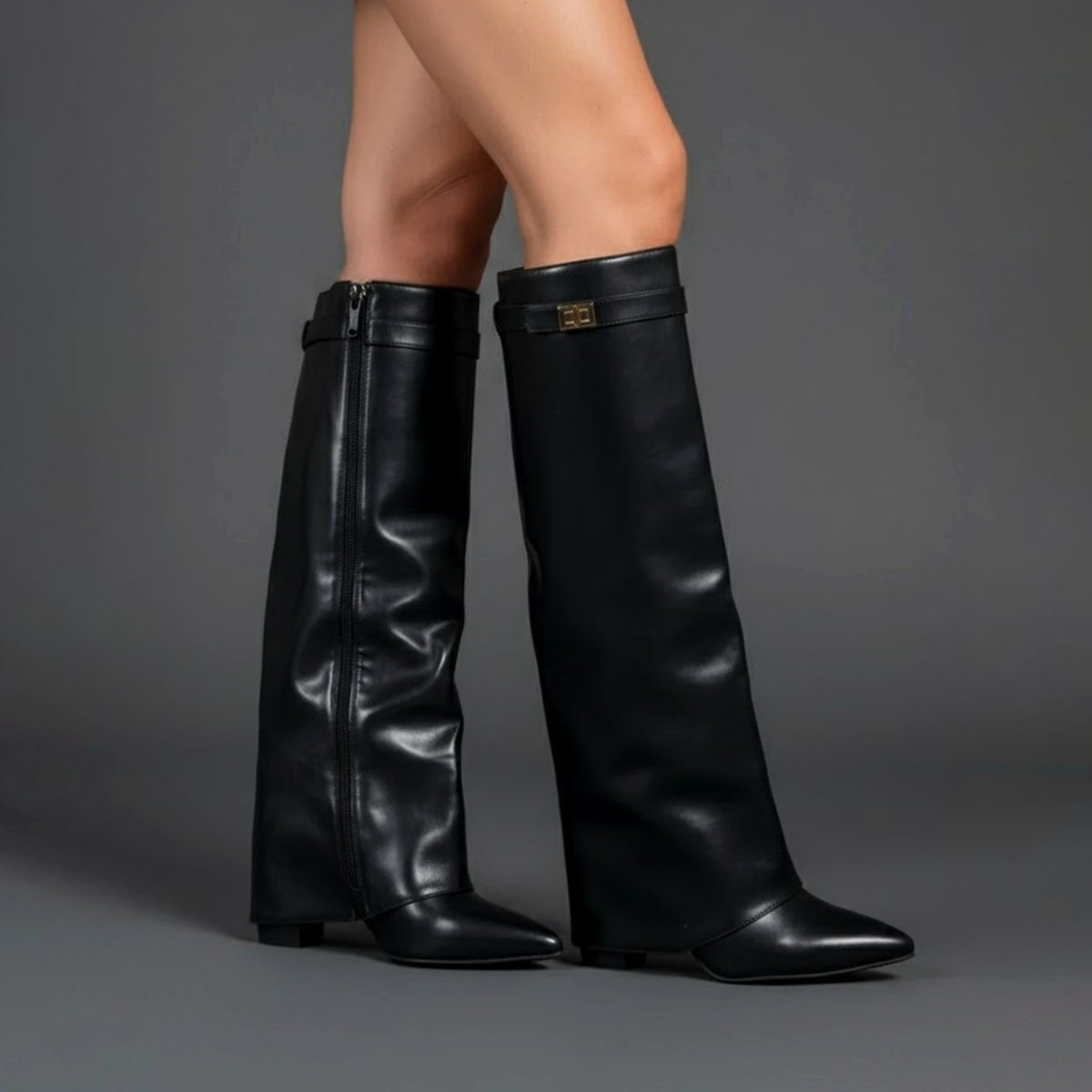 Nora Buckle Over-the-Knee Boots