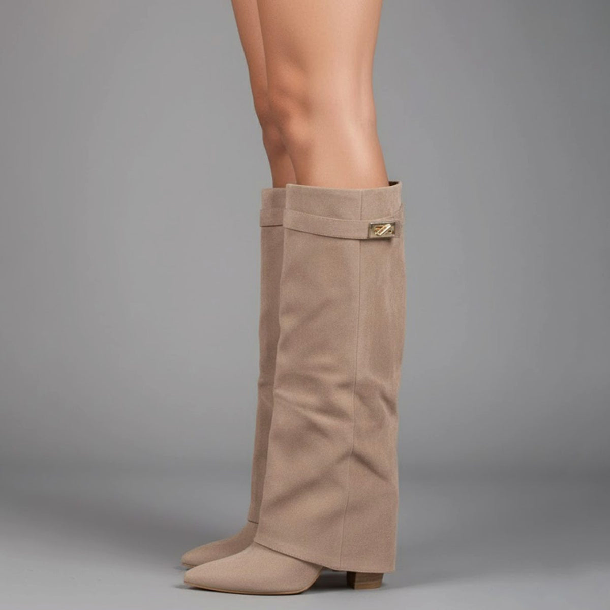 Nora Buckle Over-the-Knee Boots