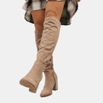 Johanna Over-the-Knee Boots with Block Heel