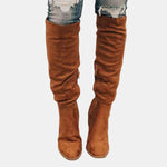 Johanna Over-the-Knee Boots with Block Heel