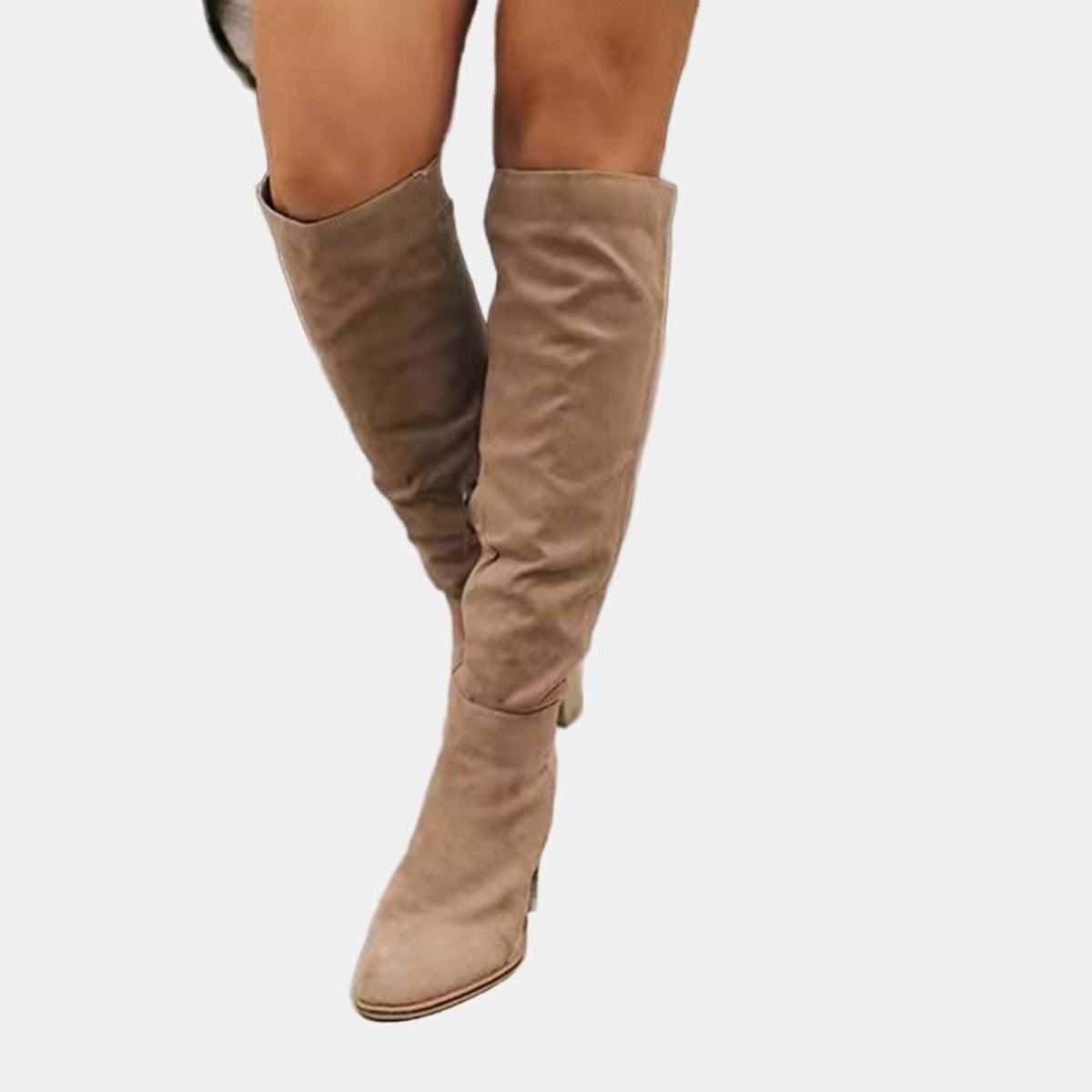 Johanna Over-the-Knee Boots with Block Heel