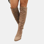 Johanna Over-the-Knee Boots with Block Heel