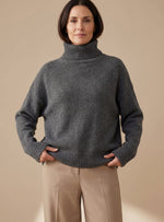 Sophie Oversized Turtleneck Knit Lounge Set Wide-Leg