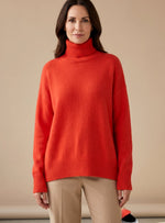 Sophie Oversized Turtleneck Knit Lounge Set Wide-Leg