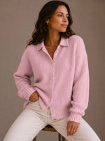 Elfriede Oversized Collared Cardigan