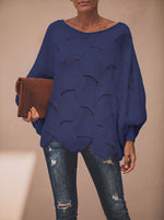 Frieda Oversized Hollow-Out Knit Sweater
