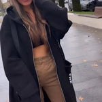 Marlene Oversized Long Hooded Coat