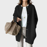 Clara Oversized Cashmere Cardigan with Snap Buttons