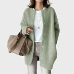 Clara Oversized Cashmere Cardigan with Snap Buttons