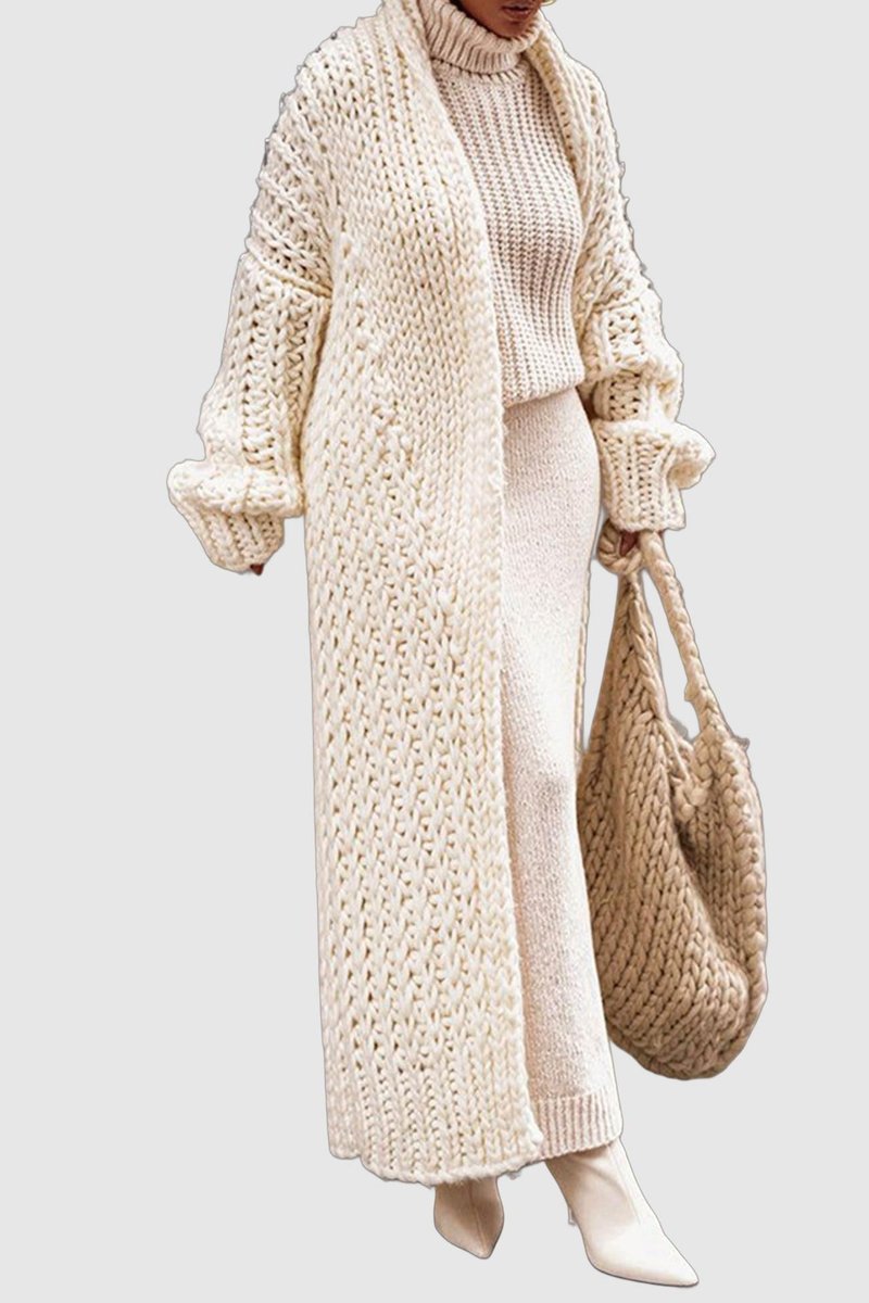 Hannah Oversized Longline Chunky Knit Cardigan