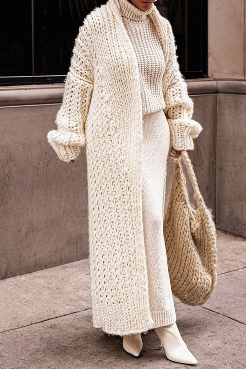 Hannah Oversized Longline Chunky Knit Cardigan