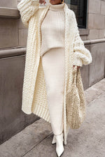 Hannah Oversized Longline Chunky Knit Cardigan