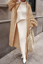 Hannah Oversized Longline Chunky Knit Cardigan