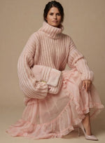 Charlotte Oversized Fluffy Turtleneck Sweater