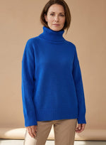Clara Oversized Turtleneck Knit Sweater Long Sleeve