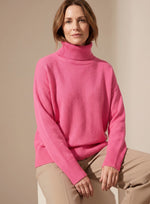Clara Oversized Turtleneck Knit Sweater Long Sleeve