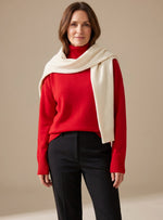 Clara Oversized Turtleneck Knit Sweater Long Sleeve