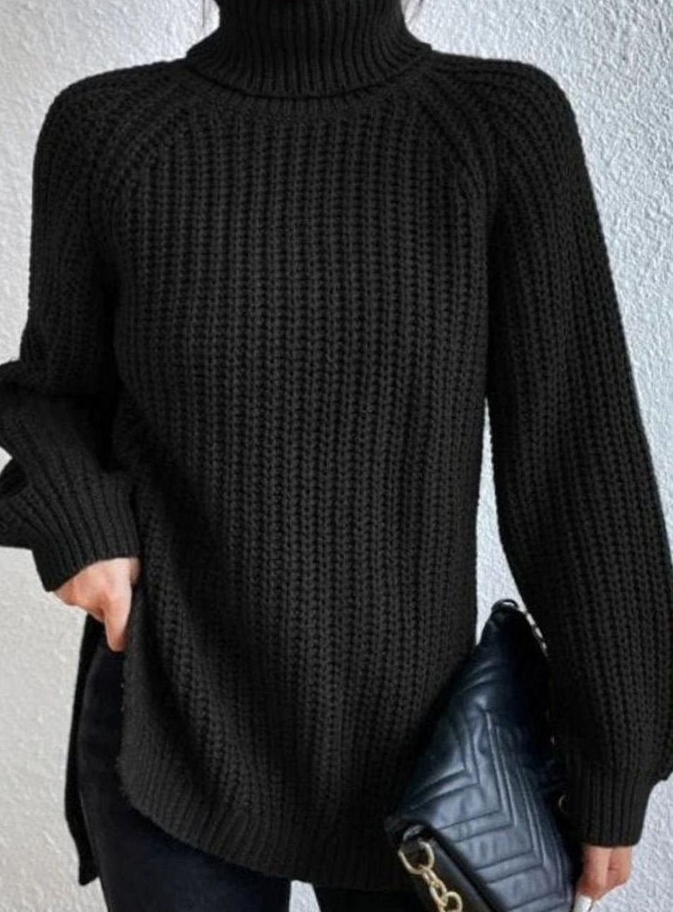 Clara Oversized Turtleneck Sweater