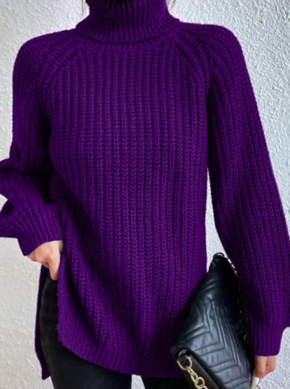 Clara Oversized Turtleneck Sweater
