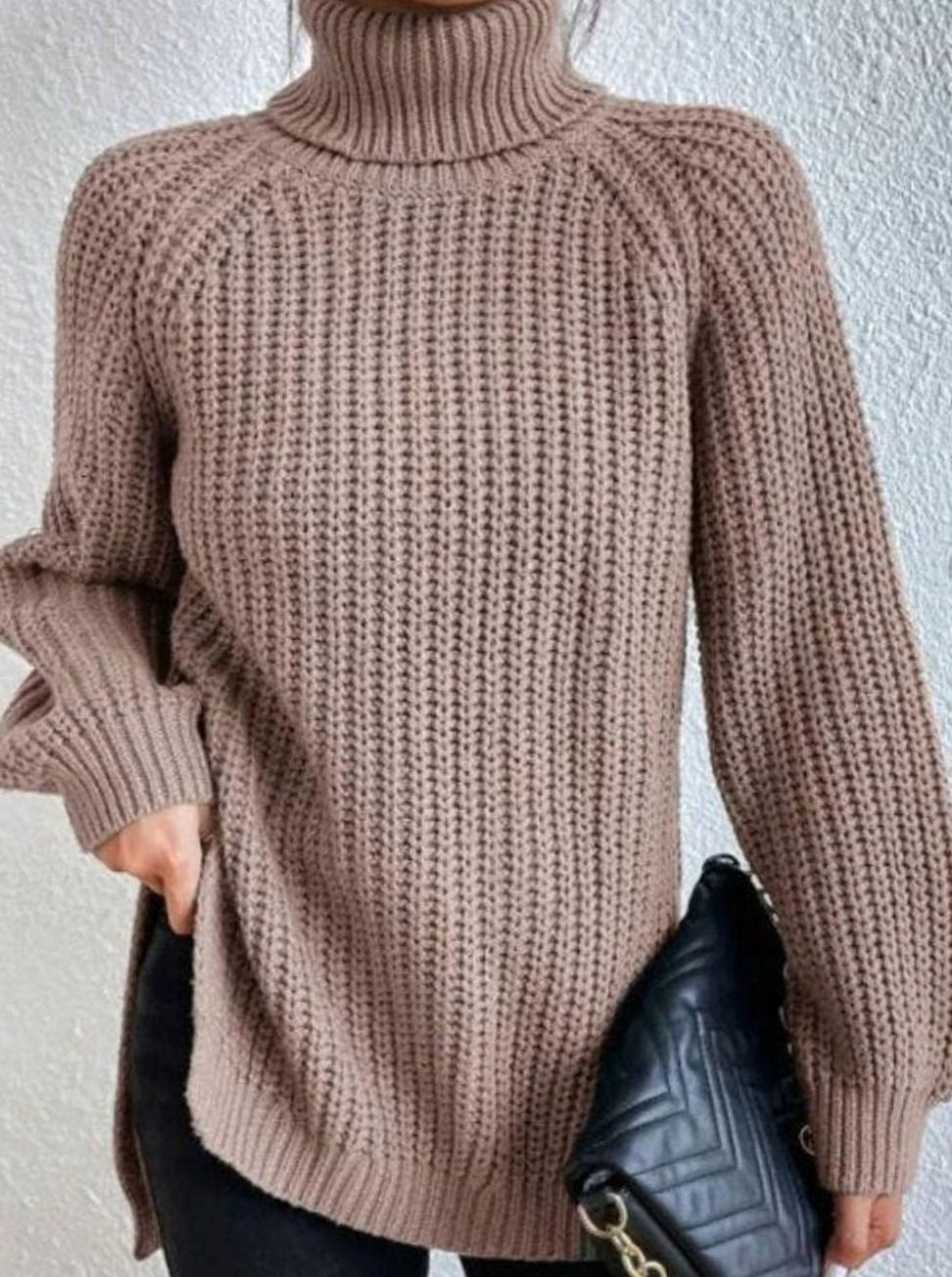 Clara Oversized Turtleneck Sweater