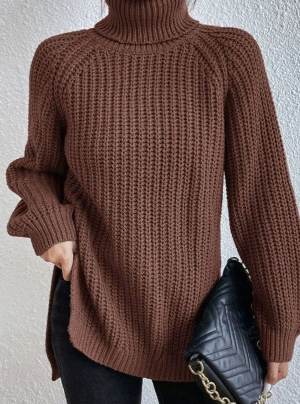 Clara Oversized Turtleneck Sweater