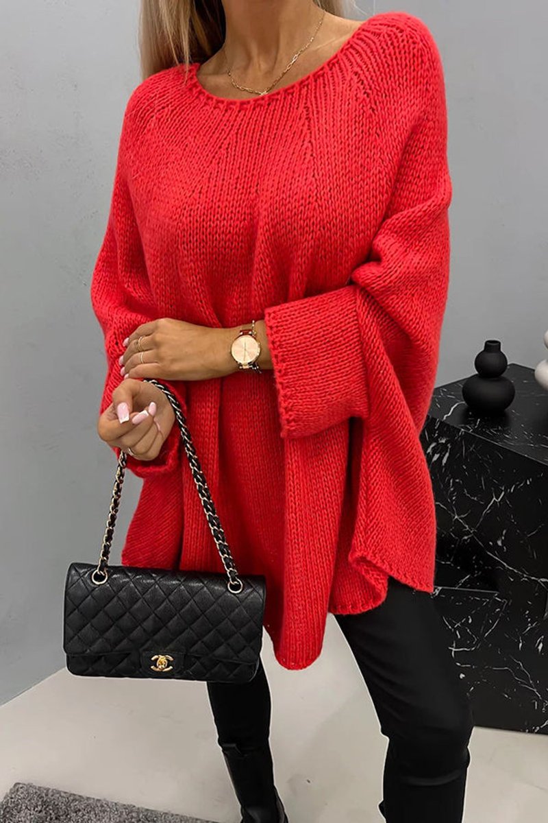 Mia Oversized Batwing Sleeve Sweater