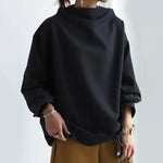 Mia Oversized High-Neck Knit Sweater