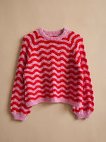 Hannah Oversized Wave Knit Sweater