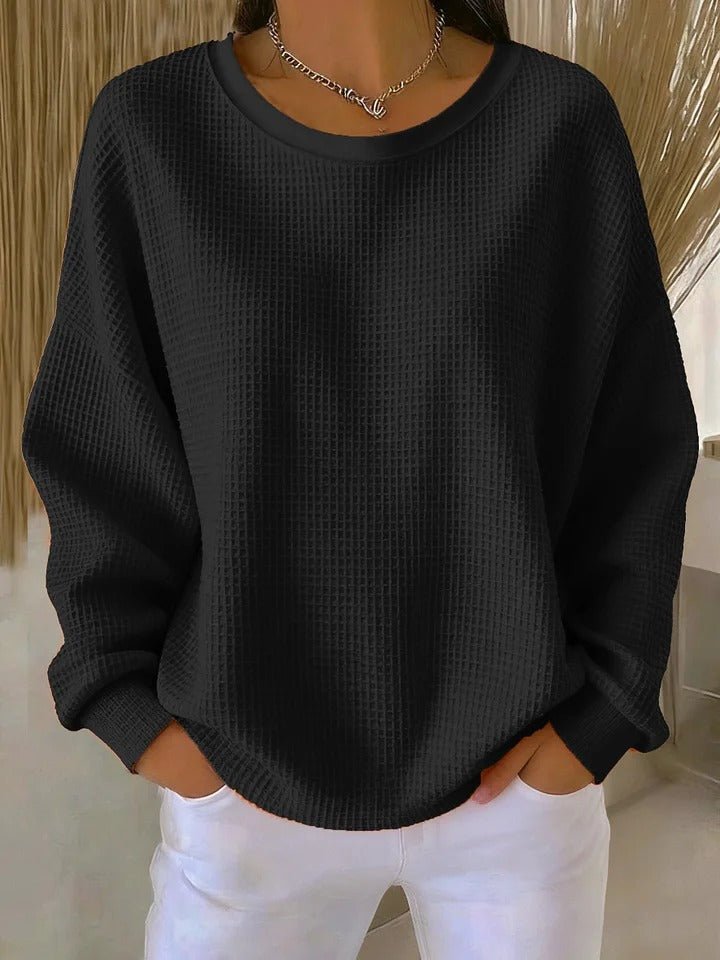 Sophie Oversized Textured Knit Sweater