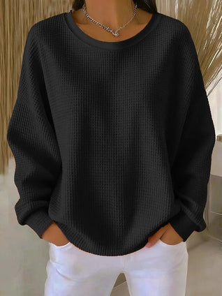 Sophie Oversized Textured Knit Sweater