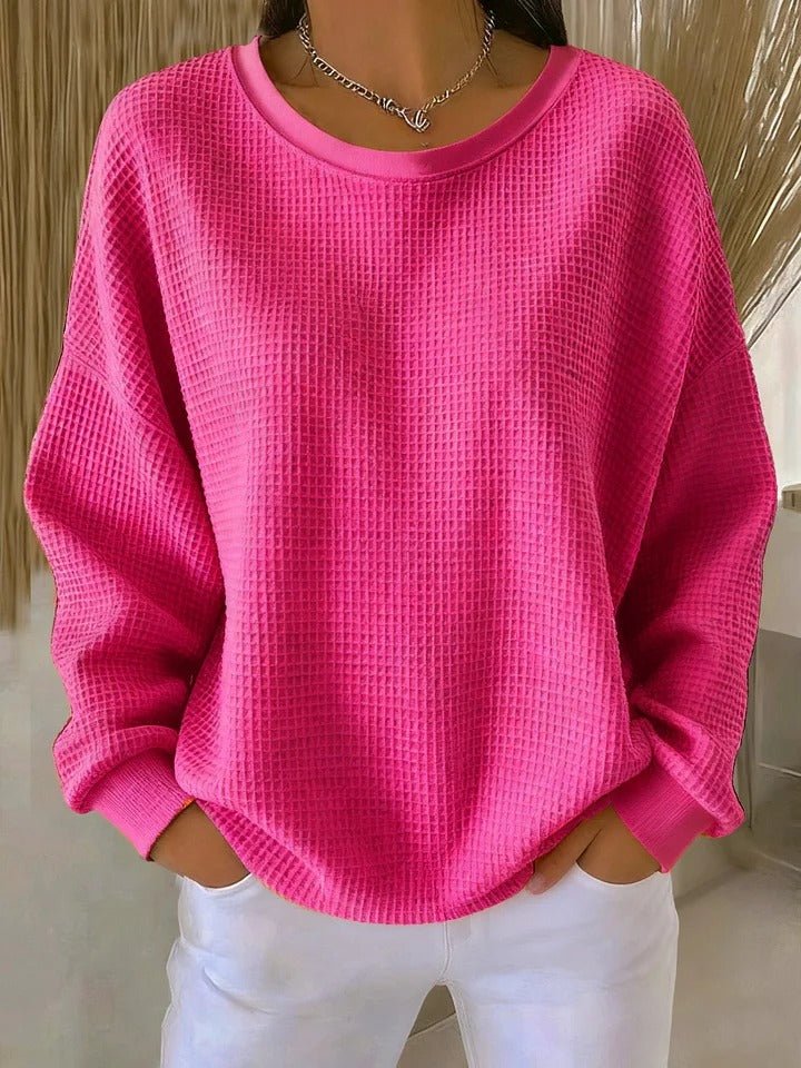 Sophie Oversized Textured Knit Sweater