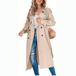 Sophie Oversized Double-Breasted Belted Trench Coat