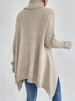 Greta Oversized Ribbed Turtleneck Sweater