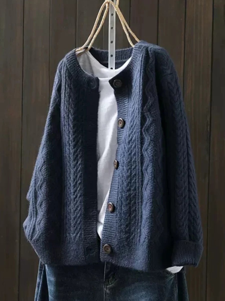 Johanna Oversized Cable Knit Cardigan