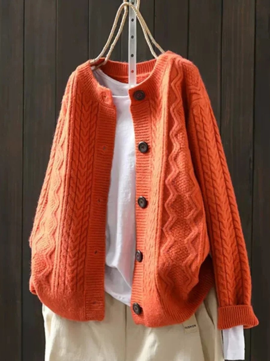 Johanna Oversized Cable Knit Cardigan
